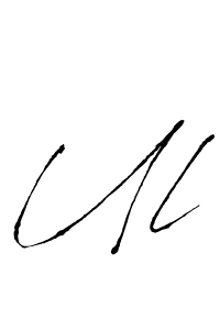 How to Draw Ul signature style? Antro_Vectra is a latest design signature styles for name Ul. Ul signature style 6 images and pictures png