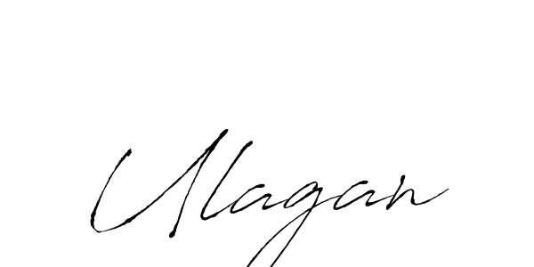 Design your own signature with our free online signature maker. With this signature software, you can create a handwritten (Antro_Vectra) signature for name Ulagan. Ulagan signature style 6 images and pictures png