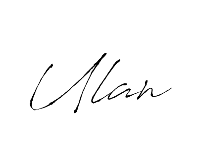 How to make Ulan name signature. Use Antro_Vectra style for creating short signs online. This is the latest handwritten sign. Ulan signature style 6 images and pictures png