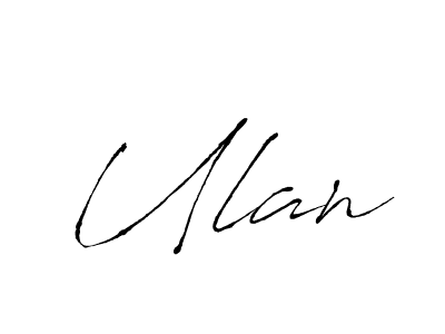 How to make Ulan name signature. Use Antro_Vectra style for creating short signs online. This is the latest handwritten sign. Ulan signature style 6 images and pictures png