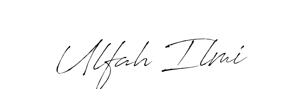 Best and Professional Signature Style for Ulfah Ilmi. Antro_Vectra Best Signature Style Collection. Ulfah Ilmi signature style 6 images and pictures png