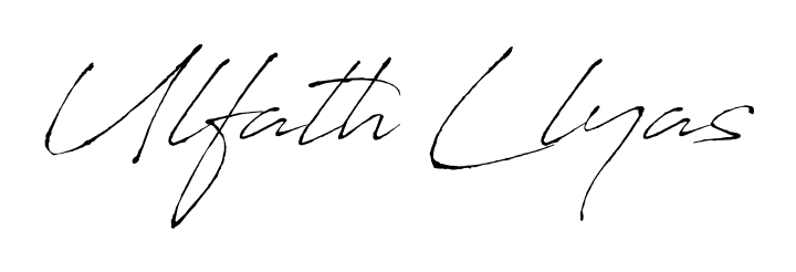 It looks like you need a new signature style for name Ulfath Llyas. Design unique handwritten (Antro_Vectra) signature with our free signature maker in just a few clicks. Ulfath Llyas signature style 6 images and pictures png