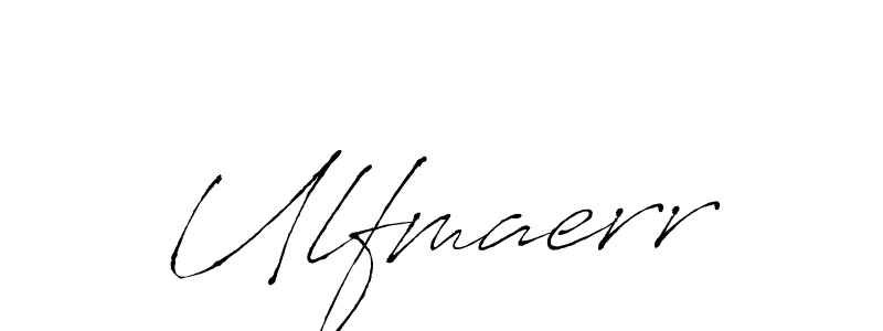 Make a beautiful signature design for name Ulfmaerr. With this signature (Antro_Vectra) style, you can create a handwritten signature for free. Ulfmaerr signature style 6 images and pictures png