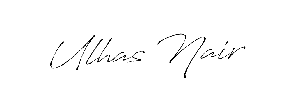 Ulhas Nair stylish signature style. Best Handwritten Sign (Antro_Vectra) for my name. Handwritten Signature Collection Ideas for my name Ulhas Nair. Ulhas Nair signature style 6 images and pictures png