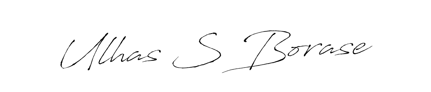 Also we have Ulhas S Borase name is the best signature style. Create professional handwritten signature collection using Antro_Vectra autograph style. Ulhas S Borase signature style 6 images and pictures png