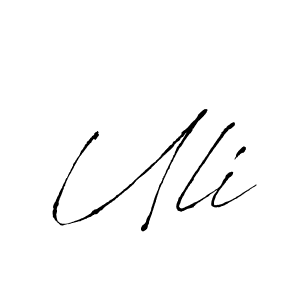 Make a beautiful signature design for name Uli. Use this online signature maker to create a handwritten signature for free. Uli signature style 6 images and pictures png