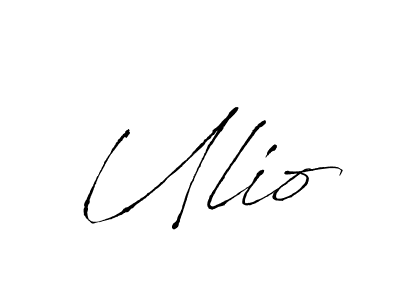 Once you've used our free online signature maker to create your best signature Antro_Vectra style, it's time to enjoy all of the benefits that Ulio name signing documents. Ulio signature style 6 images and pictures png