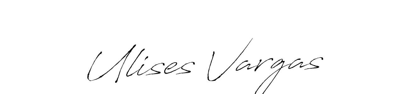 Use a signature maker to create a handwritten signature online. With this signature software, you can design (Antro_Vectra) your own signature for name Ulises Vargas. Ulises Vargas signature style 6 images and pictures png