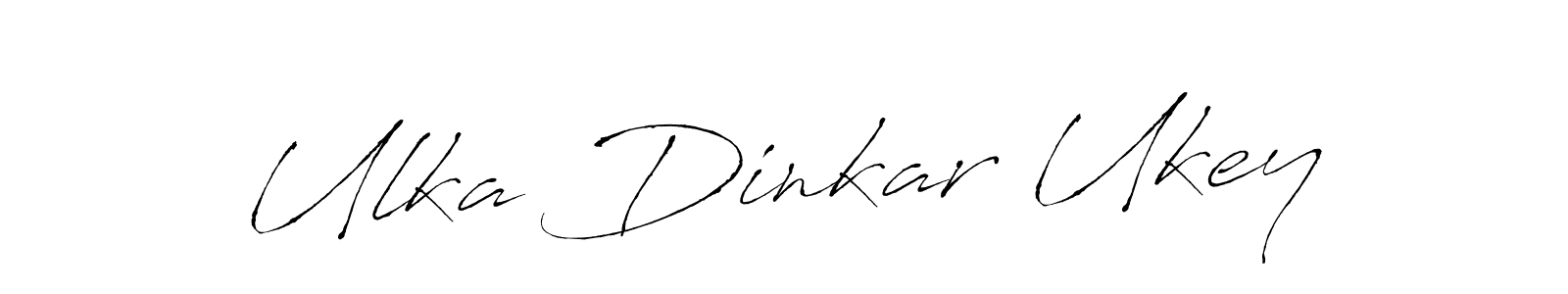 The best way (Antro_Vectra) to make a short signature is to pick only two or three words in your name. The name Ulka Dinkar Ukey include a total of six letters. For converting this name. Ulka Dinkar Ukey signature style 6 images and pictures png