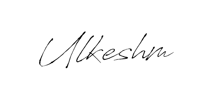 Make a beautiful signature design for name Ulkeshm. Use this online signature maker to create a handwritten signature for free. Ulkeshm signature style 6 images and pictures png