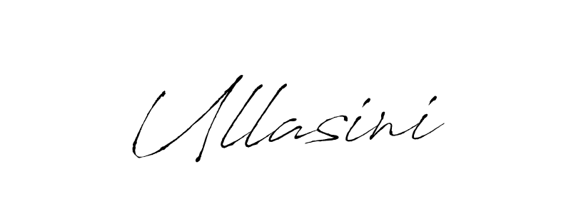 Create a beautiful signature design for name Ullasini. With this signature (Antro_Vectra) fonts, you can make a handwritten signature for free. Ullasini signature style 6 images and pictures png