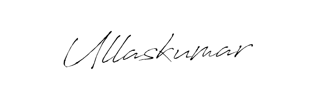 if you are searching for the best signature style for your name Ullaskumar. so please give up your signature search. here we have designed multiple signature styles  using Antro_Vectra. Ullaskumar signature style 6 images and pictures png