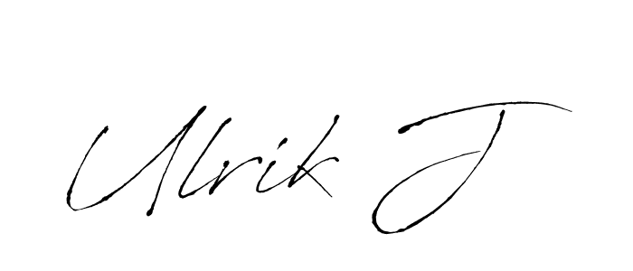 Design your own signature with our free online signature maker. With this signature software, you can create a handwritten (Antro_Vectra) signature for name Ulrik J. Ulrik J signature style 6 images and pictures png