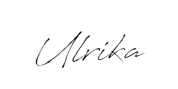 Create a beautiful signature design for name Ulrika. With this signature (Antro_Vectra) fonts, you can make a handwritten signature for free. Ulrika signature style 6 images and pictures png