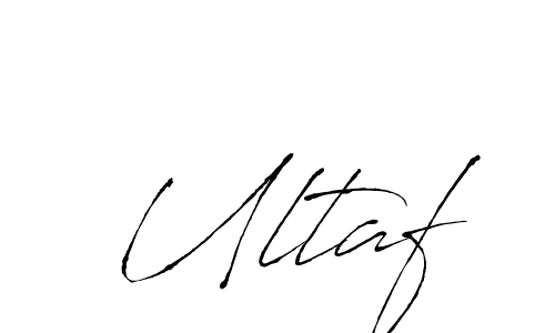 Design your own signature with our free online signature maker. With this signature software, you can create a handwritten (Antro_Vectra) signature for name Ultaf. Ultaf signature style 6 images and pictures png
