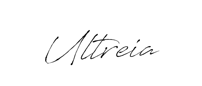 Use a signature maker to create a handwritten signature online. With this signature software, you can design (Antro_Vectra) your own signature for name Ultreia. Ultreia signature style 6 images and pictures png