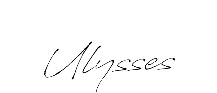 Create a beautiful signature design for name Ulysses. With this signature (Antro_Vectra) fonts, you can make a handwritten signature for free. Ulysses signature style 6 images and pictures png