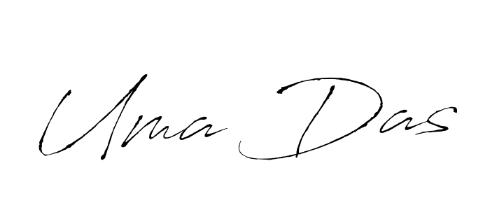 You should practise on your own different ways (Antro_Vectra) to write your name (Uma Das) in signature. don't let someone else do it for you. Uma Das signature style 6 images and pictures png