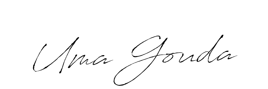 Once you've used our free online signature maker to create your best signature Antro_Vectra style, it's time to enjoy all of the benefits that Uma Gouda name signing documents. Uma Gouda signature style 6 images and pictures png