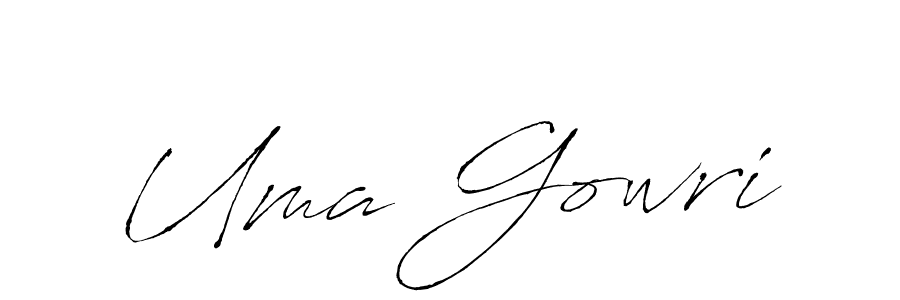 Make a short Uma Gowri signature style. Manage your documents anywhere anytime using Antro_Vectra. Create and add eSignatures, submit forms, share and send files easily. Uma Gowri signature style 6 images and pictures png