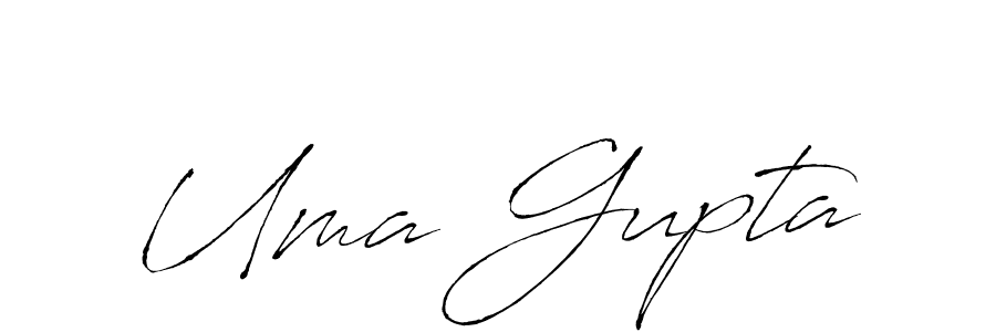 Antro_Vectra is a professional signature style that is perfect for those who want to add a touch of class to their signature. It is also a great choice for those who want to make their signature more unique. Get Uma Gupta name to fancy signature for free. Uma Gupta signature style 6 images and pictures png