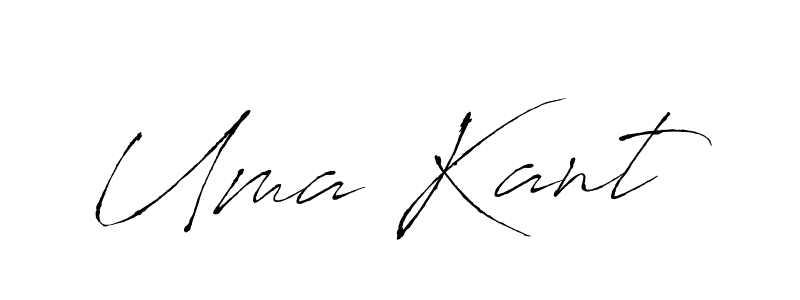 How to make Uma Kant name signature. Use Antro_Vectra style for creating short signs online. This is the latest handwritten sign. Uma Kant signature style 6 images and pictures png