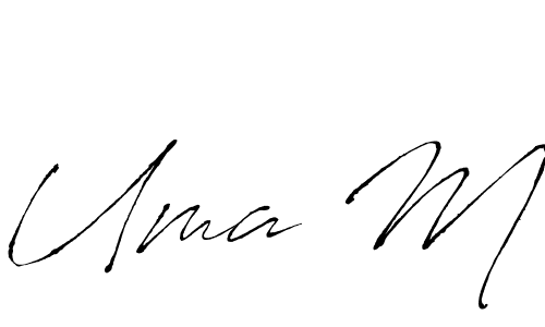 Best and Professional Signature Style for Uma M. Antro_Vectra Best Signature Style Collection. Uma M signature style 6 images and pictures png