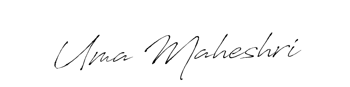 Use a signature maker to create a handwritten signature online. With this signature software, you can design (Antro_Vectra) your own signature for name Uma Maheshri. Uma Maheshri signature style 6 images and pictures png