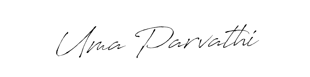 Design your own signature with our free online signature maker. With this signature software, you can create a handwritten (Antro_Vectra) signature for name Uma Parvathi. Uma Parvathi signature style 6 images and pictures png