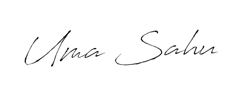 Uma Sahu stylish signature style. Best Handwritten Sign (Antro_Vectra) for my name. Handwritten Signature Collection Ideas for my name Uma Sahu. Uma Sahu signature style 6 images and pictures png