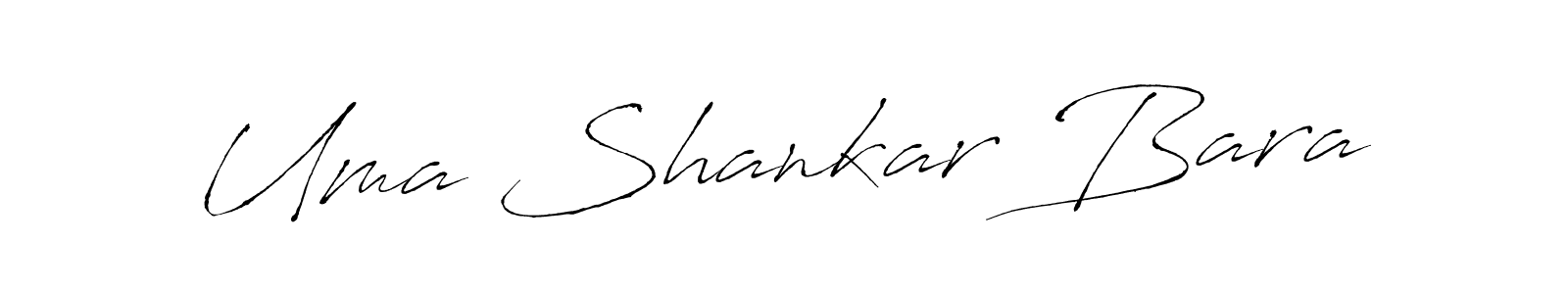 Antro_Vectra is a professional signature style that is perfect for those who want to add a touch of class to their signature. It is also a great choice for those who want to make their signature more unique. Get Uma Shankar Bara name to fancy signature for free. Uma Shankar Bara signature style 6 images and pictures png