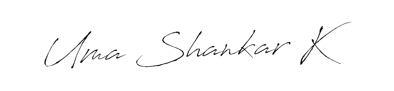 Make a short Uma Shankar K signature style. Manage your documents anywhere anytime using Antro_Vectra. Create and add eSignatures, submit forms, share and send files easily. Uma Shankar K signature style 6 images and pictures png