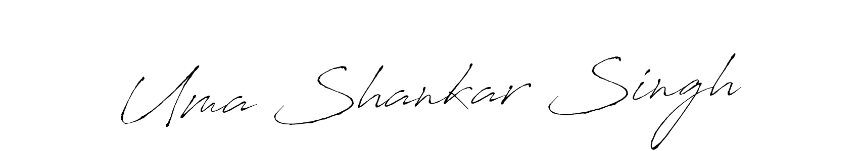 It looks lik you need a new signature style for name Uma Shankar Singh. Design unique handwritten (Antro_Vectra) signature with our free signature maker in just a few clicks. Uma Shankar Singh signature style 6 images and pictures png