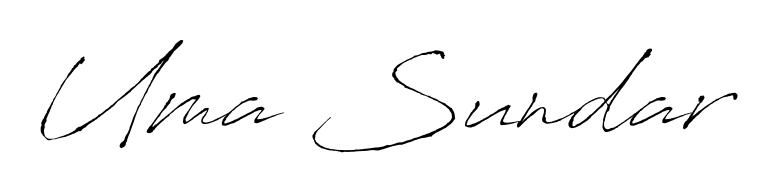 Antro_Vectra is a professional signature style that is perfect for those who want to add a touch of class to their signature. Get Uma Sundar name fancy signature for free. Uma Sundar signature style 6 images and pictures png