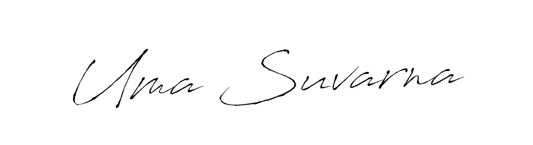 How to make Uma Suvarna signature? Antro_Vectra is a professional autograph style. Create handwritten signature for Uma Suvarna name. Uma Suvarna signature style 6 images and pictures png