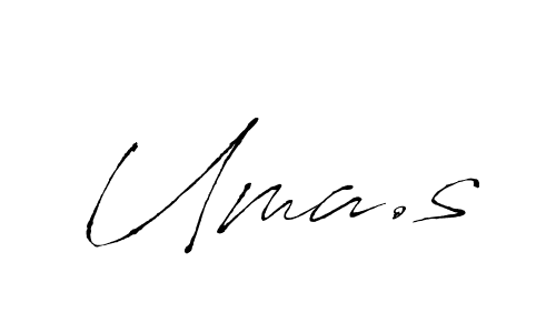 Also we have Uma.s name is the best signature style. Create professional handwritten signature collection using Antro_Vectra autograph style. Uma.s signature style 6 images and pictures png