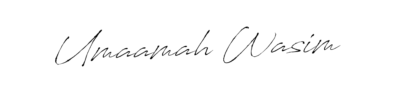 How to Draw Umaamah Wasim signature style? Antro_Vectra is a latest design signature styles for name Umaamah Wasim. Umaamah Wasim signature style 6 images and pictures png