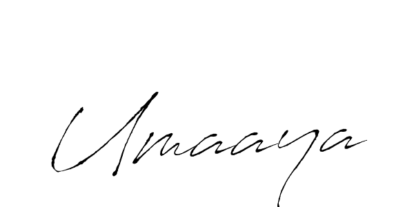 Design your own signature with our free online signature maker. With this signature software, you can create a handwritten (Antro_Vectra) signature for name Umaaya. Umaaya signature style 6 images and pictures png