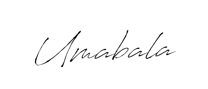 Create a beautiful signature design for name Umabala. With this signature (Antro_Vectra) fonts, you can make a handwritten signature for free. Umabala signature style 6 images and pictures png