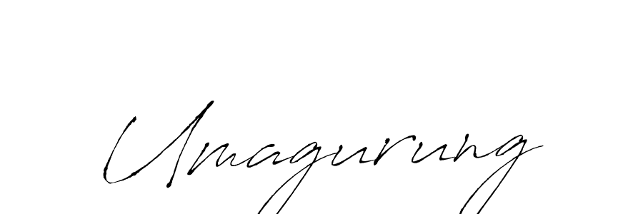 Umagurung stylish signature style. Best Handwritten Sign (Antro_Vectra) for my name. Handwritten Signature Collection Ideas for my name Umagurung. Umagurung signature style 6 images and pictures png