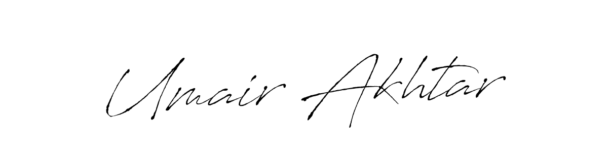 It looks lik you need a new signature style for name Umair Akhtar. Design unique handwritten (Antro_Vectra) signature with our free signature maker in just a few clicks. Umair Akhtar signature style 6 images and pictures png