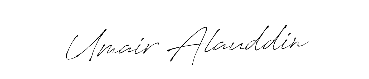 The best way (Antro_Vectra) to make a short signature is to pick only two or three words in your name. The name Umair Alauddin include a total of six letters. For converting this name. Umair Alauddin signature style 6 images and pictures png
