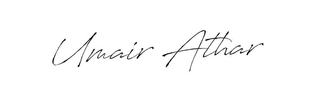 Also we have Umair Athar name is the best signature style. Create professional handwritten signature collection using Antro_Vectra autograph style. Umair Athar signature style 6 images and pictures png