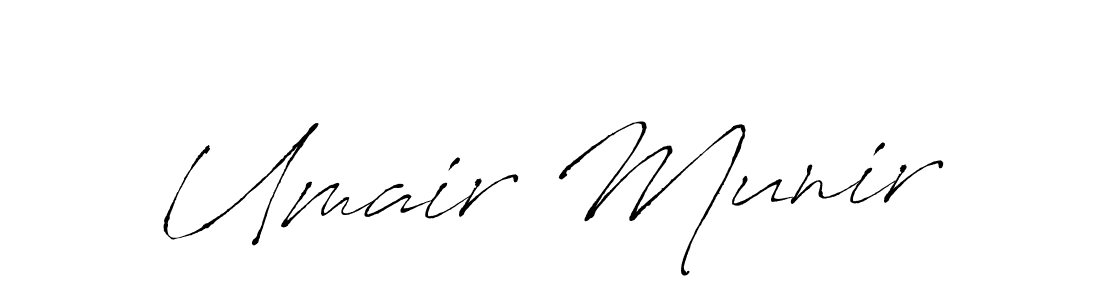 Also You can easily find your signature by using the search form. We will create Umair Munir name handwritten signature images for you free of cost using Antro_Vectra sign style. Umair Munir signature style 6 images and pictures png