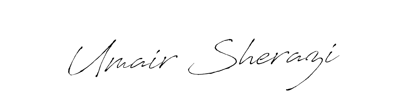 Use a signature maker to create a handwritten signature online. With this signature software, you can design (Antro_Vectra) your own signature for name Umair Sherazi. Umair Sherazi signature style 6 images and pictures png