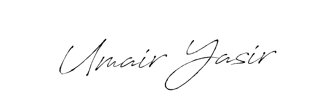 Similarly Antro_Vectra is the best handwritten signature design. Signature creator online .You can use it as an online autograph creator for name Umair Yasir. Umair Yasir signature style 6 images and pictures png