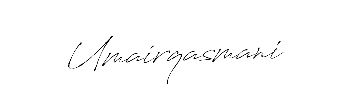 Design your own signature with our free online signature maker. With this signature software, you can create a handwritten (Antro_Vectra) signature for name Umairqasmani. Umairqasmani signature style 6 images and pictures png