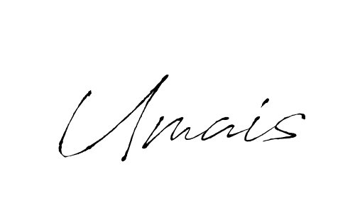 Use a signature maker to create a handwritten signature online. With this signature software, you can design (Antro_Vectra) your own signature for name Umais. Umais signature style 6 images and pictures png