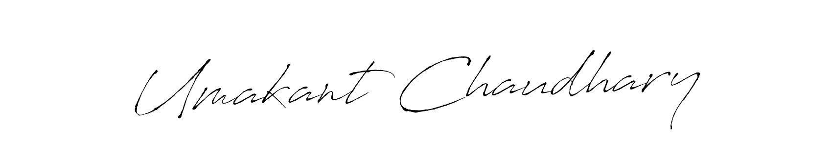 Design your own signature with our free online signature maker. With this signature software, you can create a handwritten (Antro_Vectra) signature for name Umakant Chaudhary. Umakant Chaudhary signature style 6 images and pictures png