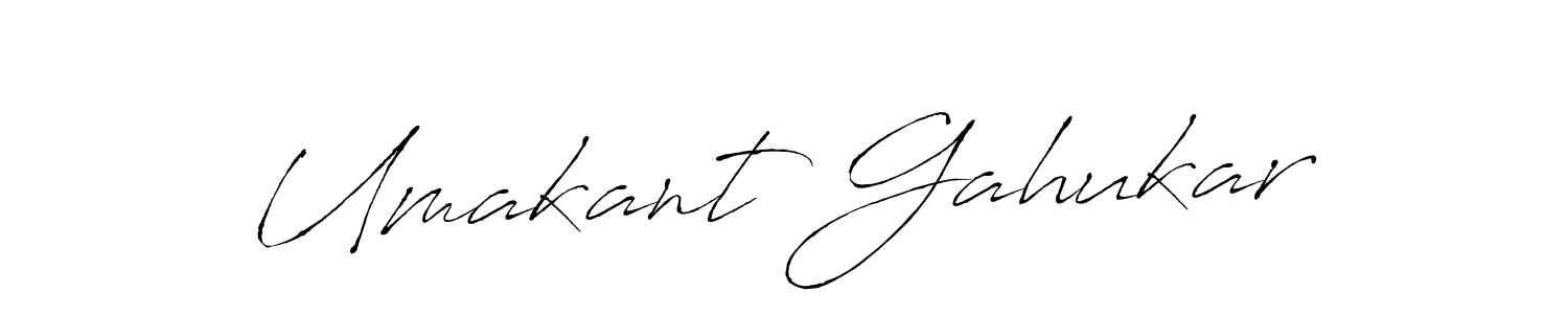 Make a beautiful signature design for name Umakant Gahukar. Use this online signature maker to create a handwritten signature for free. Umakant Gahukar signature style 6 images and pictures png